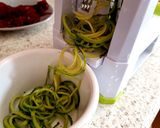 A picture of step 1 of My Spiral veg & Pasta Salad. 😉.