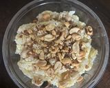 A picture of step 2 of Sticky Rice with Lotus Seeds and Mung Beans.
