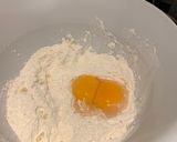 A picture of step 1 of Homemade egg noodles.
