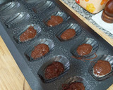 Foto del paso 17 de la receta: Madeleines sin gluten de vainilla con cobertura de chocolate