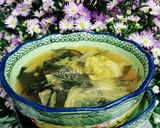 Hình bước làm 3 của món Canh kim chi rong biển