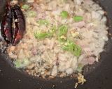A picture of step 2 of Broken Wheat upma.