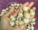 Foto langkah ke 1 dari resep Tumis jamur merang + tahu cina (vegan).