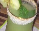 A picture of step 4 of Cucumber mint cooler.