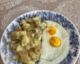 Foto del paso 7 de la receta: Pavo con salsa de curry y huevos 🍳