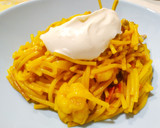 Foto del paso 7 de la receta: Fideuá rápida de berberechos y gambas