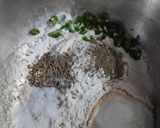 A picture of step 1 of Onion Rava dosa with chutney.