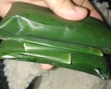 Foto langkah ke 3 dari resep Lapat Kuah Kacang (Buras Bumbu Kacang).