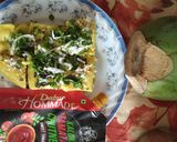 A picture of step 1 of Wow dhoklas made by my wifes Telugu friend.