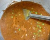 A picture of step 4 of Matar paneer.