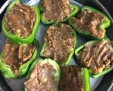 A picture of step 2 of Stuffed Capsicum with a Twist.