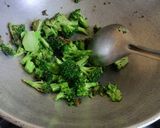 A picture of step 1 of Broccoli walnut stir fry.