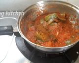 A picture of step 4 of Kadai babycorn.