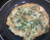 Foto langkah ke 3 dari resep Telur Dadar Bayam.
