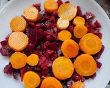 A picture of step 2 of Christmas Salad - Perfect for Hot Days.