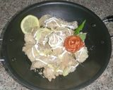 A picture of step 7 of Chicken white karahi.