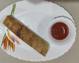 A picture of step 6 of Protein rich chilla.