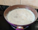 A picture of step 4 of Makhana Rabri.