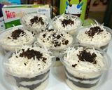 Foto langkah ke 4 dari resep Cheese cake lumer oreo keju simple n yummy.