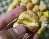 Foto del paso 4 de la receta: Masa bomba con relleno de crema