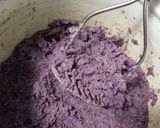 Lila krumplipüré és rántott sajt recept fázis 5 fotója