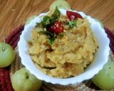 A picture of step 5 of Amla Garlic Chutney.