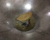 A picture of step 2 of Palak Pulao.