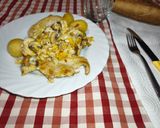Foto del paso 11 de la receta Revuelto de huevos, patatas con pechugas