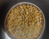A picture of step 1 of Sambar Vada.