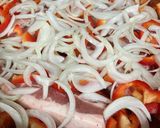 Foto del paso 4 de la receta Costillas al horno con pimientos