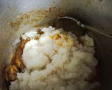 A picture of step 5 of Shaljam chicken.