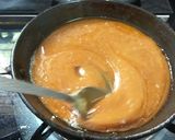 A picture of step 3 of Eggless upside down apple cake.