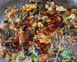 A picture of step 4 of Vegetable Paella.