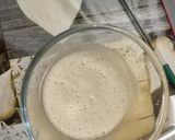 A picture of step 1 of Tahini Rolls.