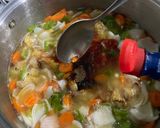 A picture of step 6 of Chicken Manchurian ❦.