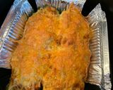 Foto del paso 5 de la receta: Calabacines rellenos de carne picada, gratinados en freidora de aire