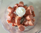 Foto del paso 1 de la receta: Albóndigas de arroz y salchichas Frankfurt