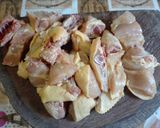 Foto del paso 1 de la receta: Pollo de corral en pepitoria