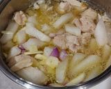 Foto langkah ke 3 dari resep Sup Bengkoang Ayam Kuah Bening.