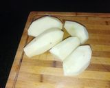 Foto del paso 1 de la receta: Tortilla de papa o patata con cebolla y morrón
