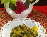 A picture of step 6 of Aloo Methi Sabzi.