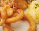 Foto del paso 8 de la receta: Fritura de Berenjena y Aros de Cebolla rebozados con pasta Orly
