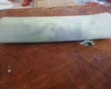 Foto del paso 4 de la receta Falsos canelones de Puerro con Espinacas y Requesón