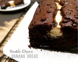 Foto langkah ke 7 dari resep Double Choco Banana Bread.
