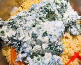 A picture of step 6 of Lemony Spinach and Ricotta Pasta.
