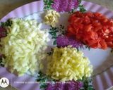 Csicseriborsós-édesburgonyás csirkemellpaprikás kolbásszal recept fázis 1 fotója