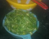 A picture of step 1 of Methi Aloo.