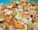 A picture of step 5 of Seasonal fruit chaat.