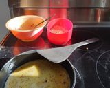 A picture of step 3 of Swiss Breakfast Egg and Red Chili.