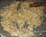 Töltött gomba spenóttal, csicseriborsóval Téné recept fázis 2 fotója